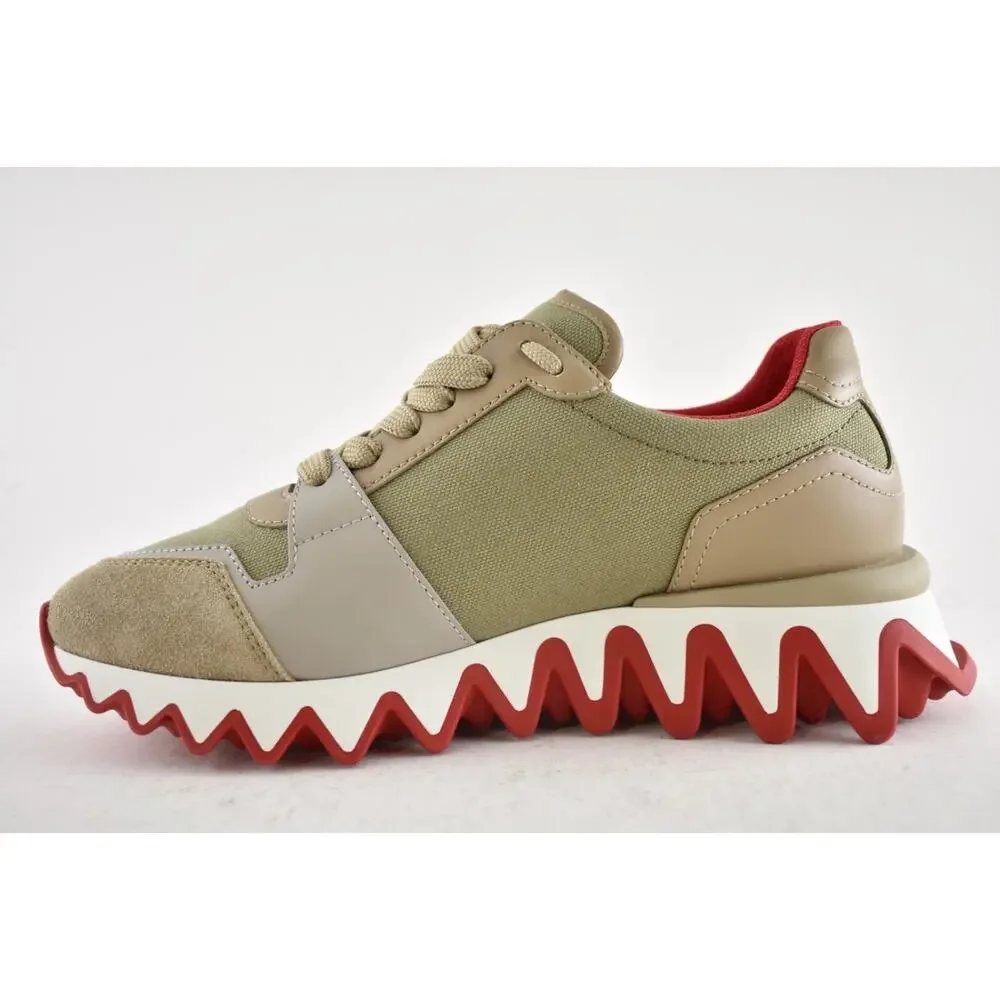 Christian Louboutin Nastroshark Donna Flat Saharienne Platform LowTop Sneaker 41